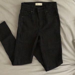 Madewell high rise ankle skinny jeans